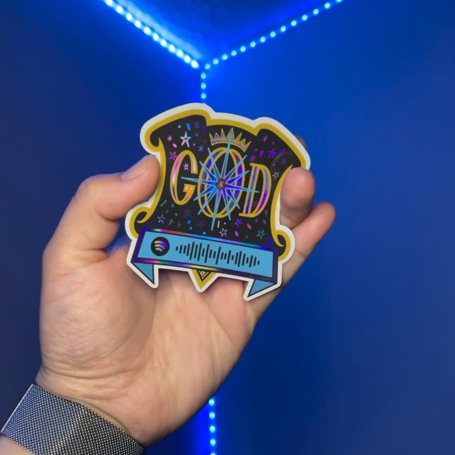 Track 12 Holographic sticker (Madonna)