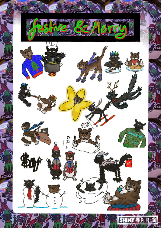 PDF colouring books double pack