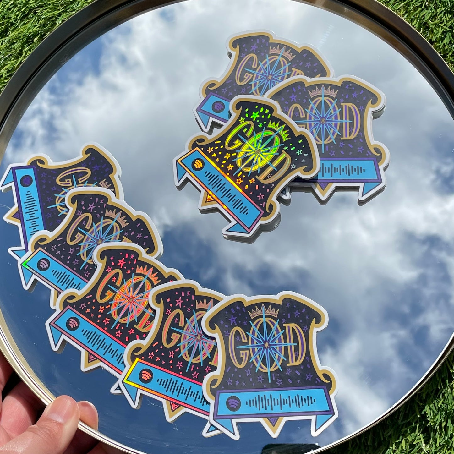 Track 12 Holographic sticker (Madonna)