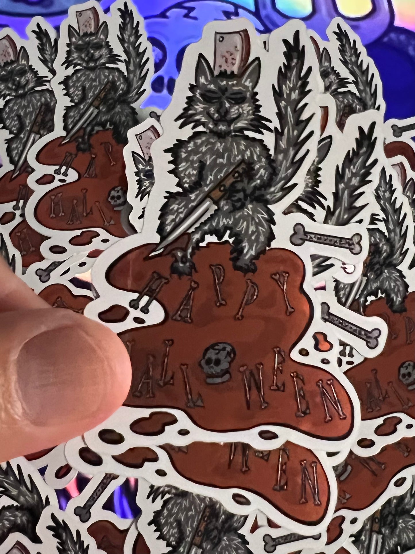 Happy Halloween (Mirror Effect Sticker)