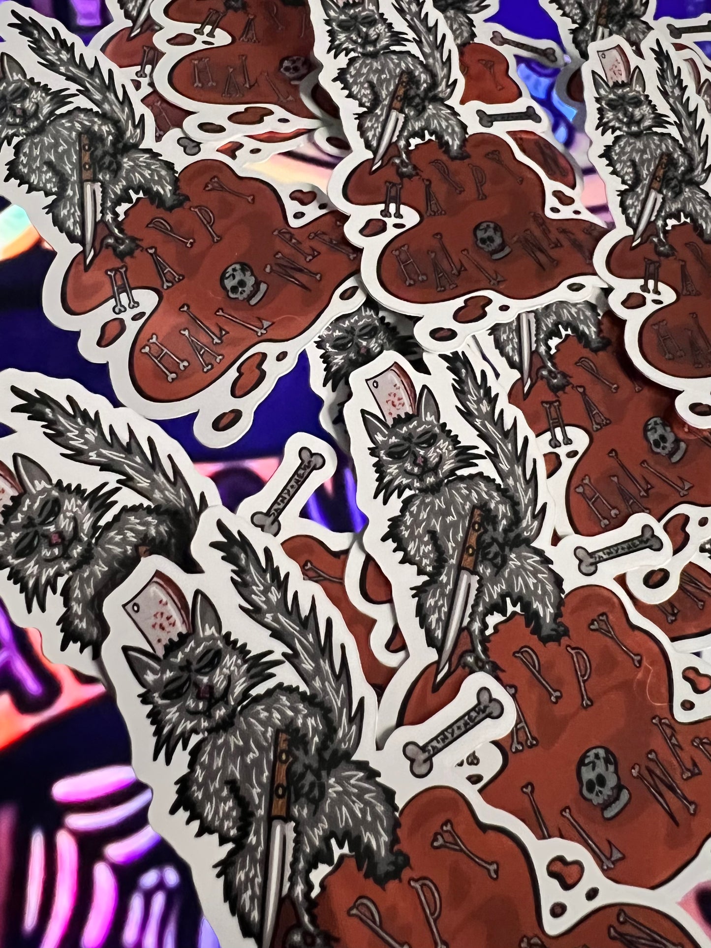 Happy Halloween (Mirror Effect Sticker)