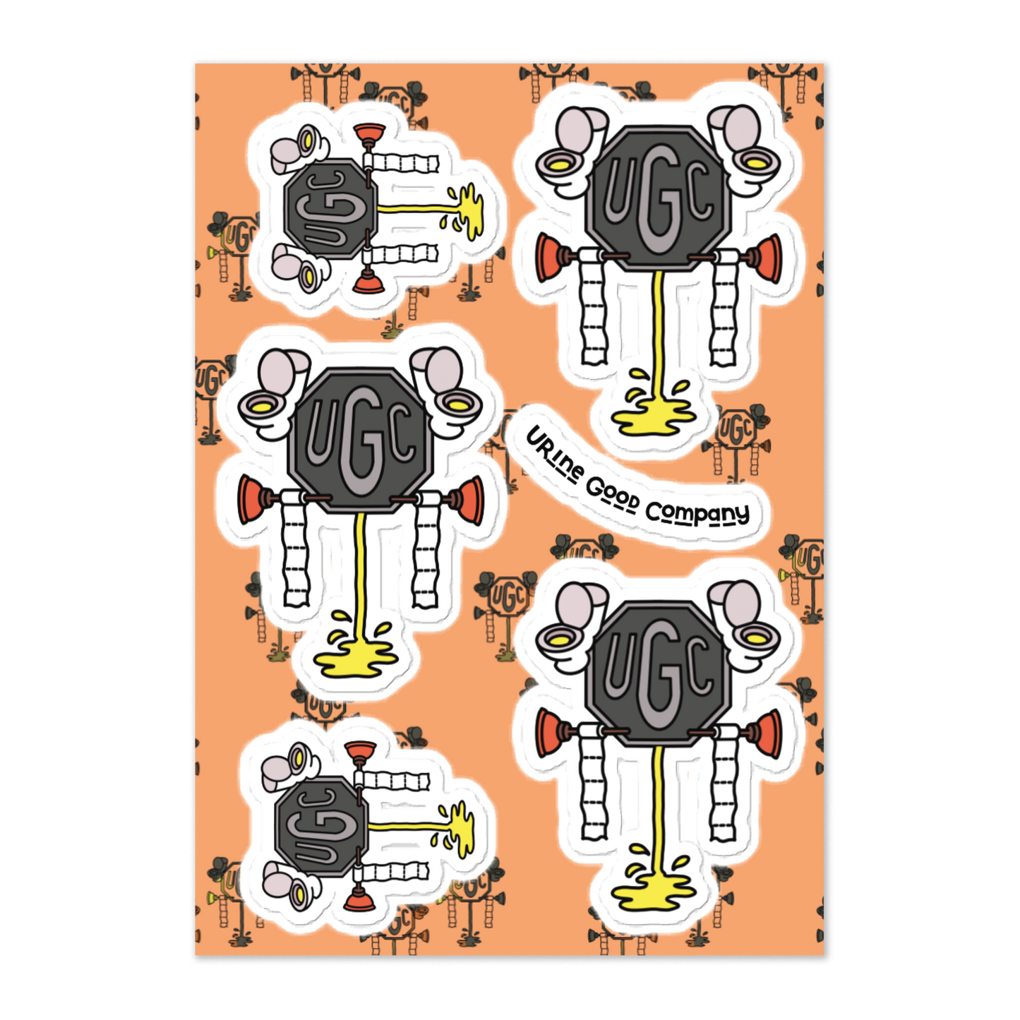 Urinetown Sticker sheet