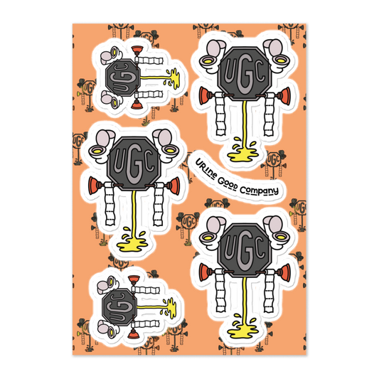 Urinetown Sticker sheet