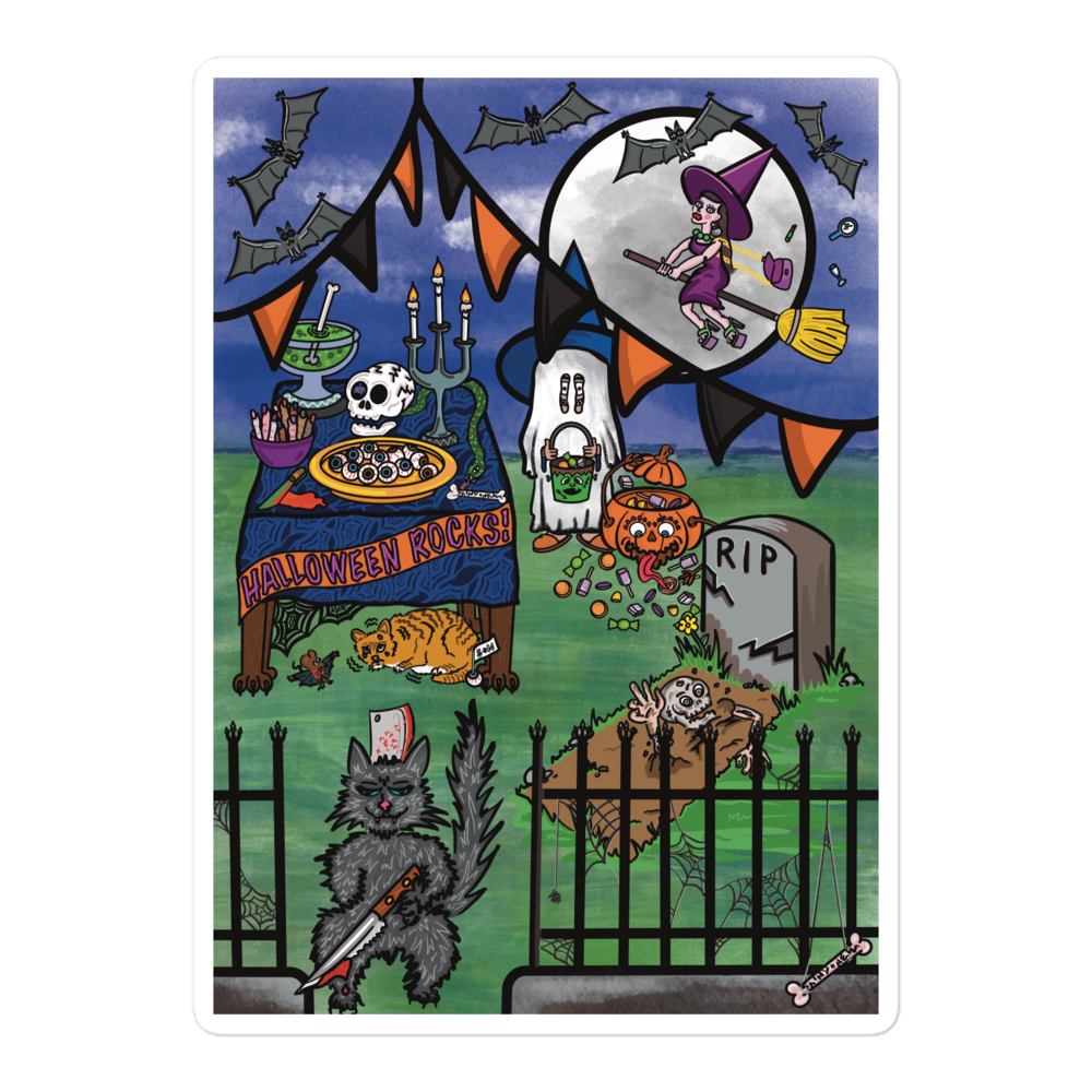 Bubble-free stickers