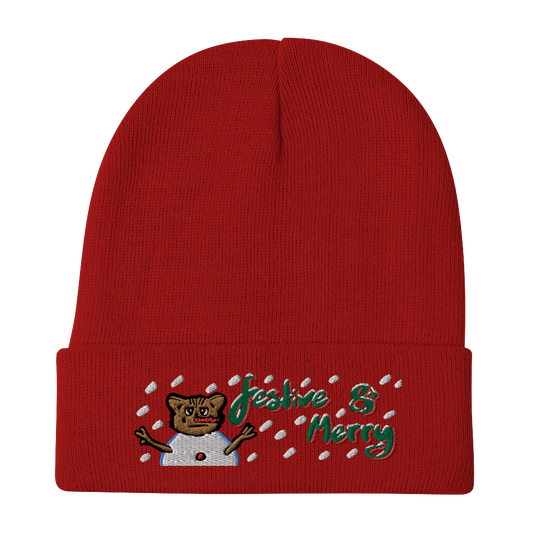 Embroidered Beanie