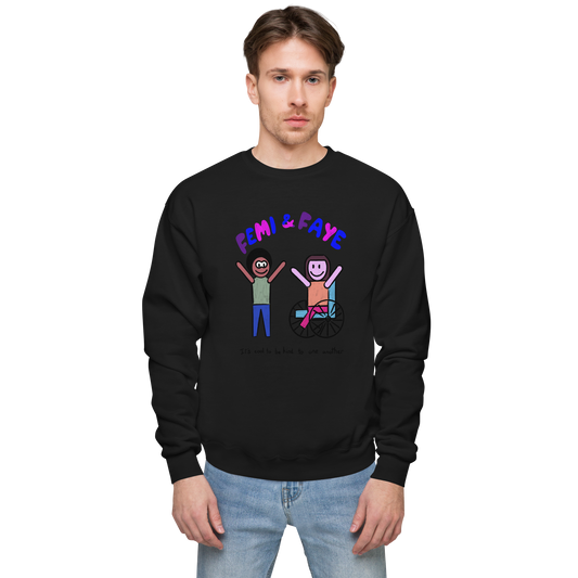 Unisex fleece sweatshirt