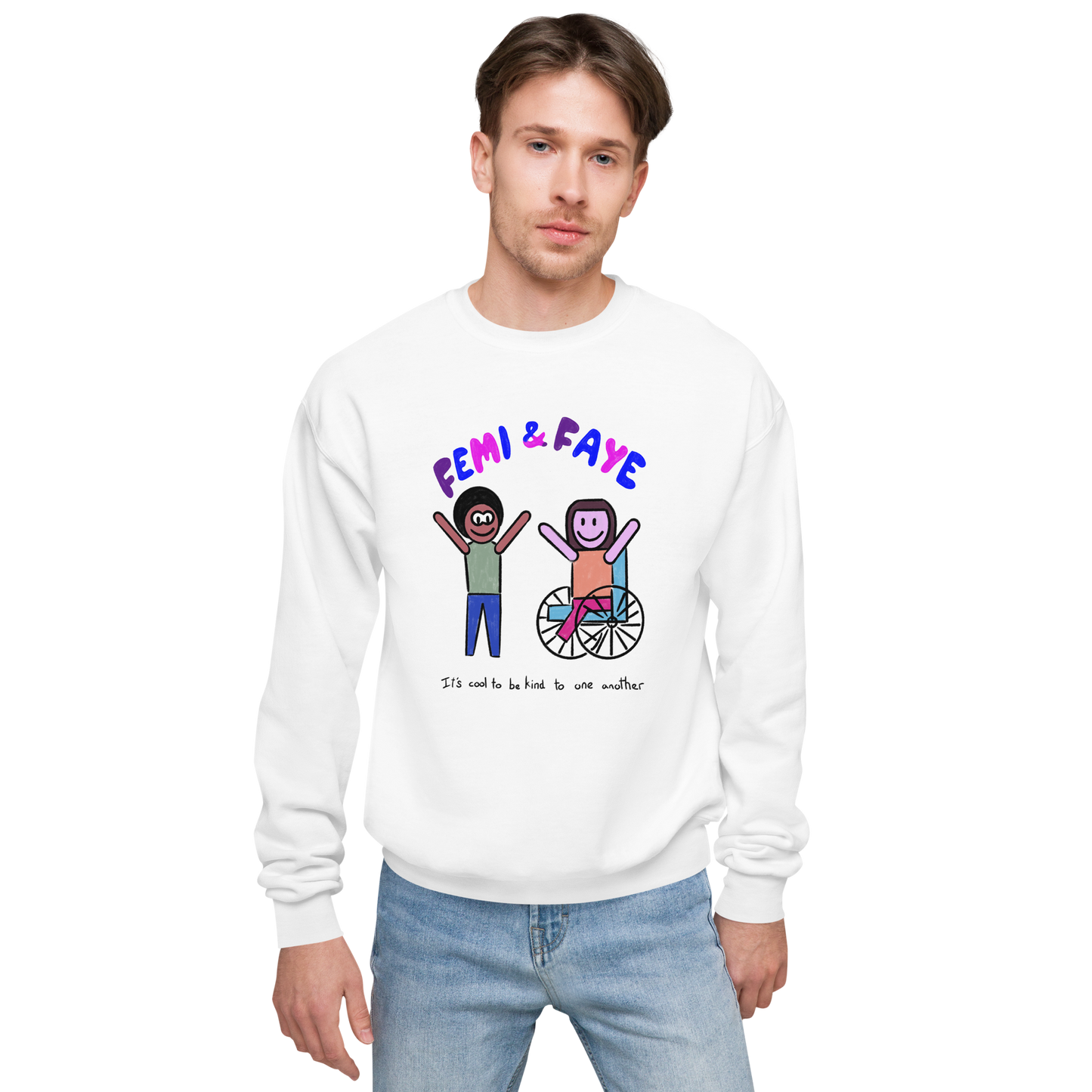 Unisex fleece sweatshirt