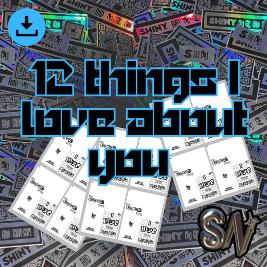 12 things I love about you