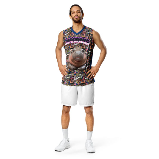 Recycled unisex basketball jersey