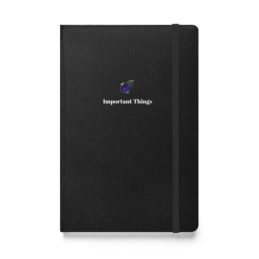 Hardcover bound notebook