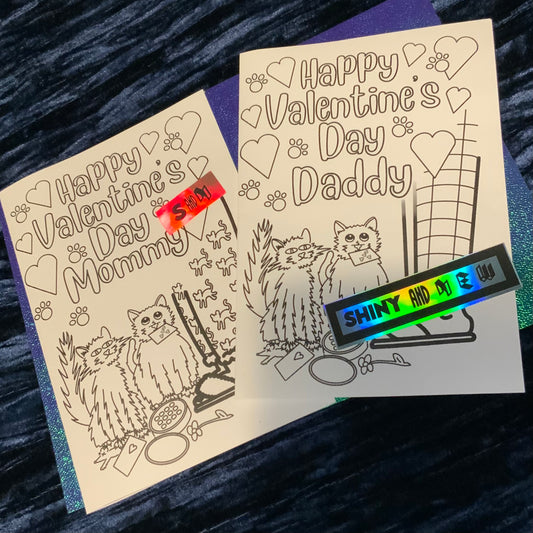 Print at home and colour in Valentine’s Day card (Daddy)