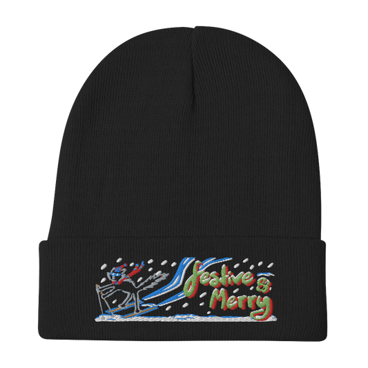 Embroidered Beanie