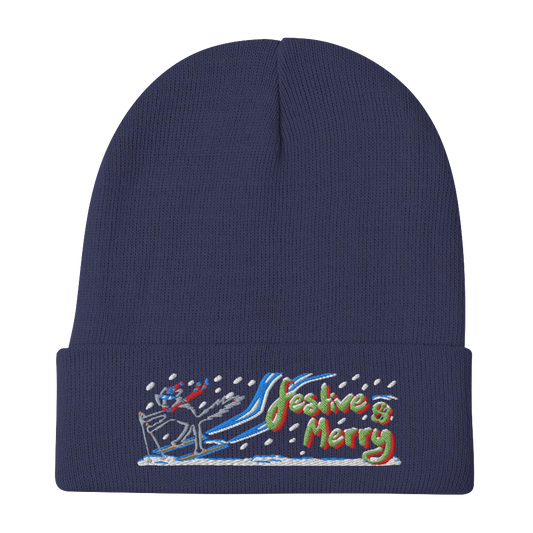 Embroidered Beanie