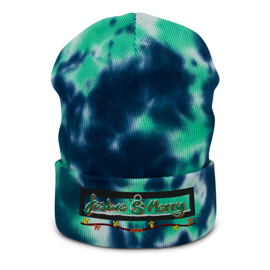 Tie-dye beanie
