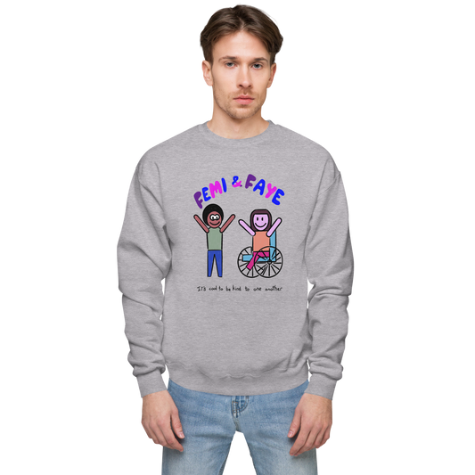 Unisex fleece sweatshirt