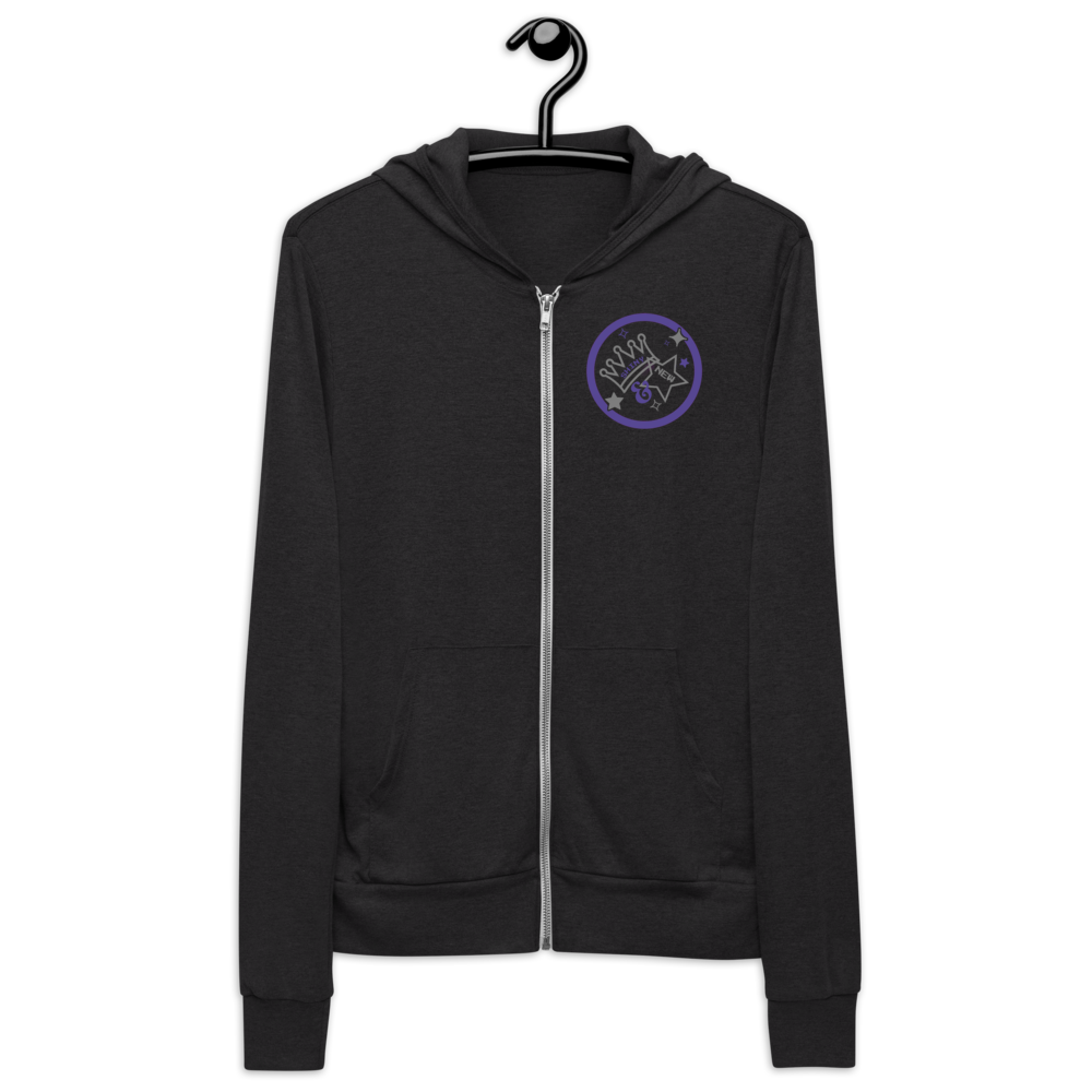 Unisex zip hoodie