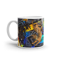 White glossy mug