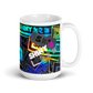 White glossy mug